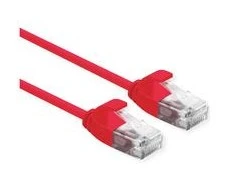 Roline ROLINE UTP PatchCord Cat6a. LSOH plonas. Raudona. 2,0 m