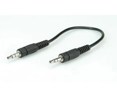 Kabelis Roline Jack 3.5mm - Jack 3.5mm 0.2m juoda (11.09.4500)