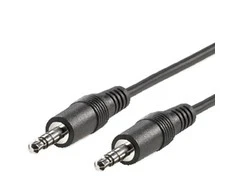 Kabelis Roline Jack 3.5mm - Jack 3.5mm 0.2m juoda (11.09.4500)