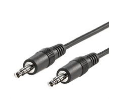 Roline Lizdas kabelis 3,5 mm – lizdas 3,5 mm, 5 m juodas (11/09/4505)