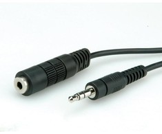 Kabelis Roline Jack 3.5mm - Jack 3.5mm 3m juoda (11.09.4353)