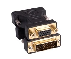 AV adapteris Roline DVII - Sub (VGA) juoda (12.03.3105)