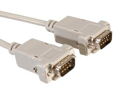 Roline DB-9 - DB-9, 1.8m, Pilka (11.01.6018)