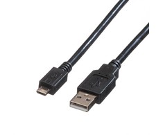 Kabelis USB Roline USB-A - 1.8 m Juodas (11.02.8752)