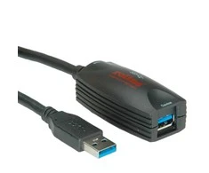 Roline USB kabelis USB-A – 5 m juodas (12/04/1096)
