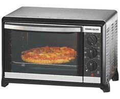 Elektrinė krosnelė ROMMELSBACHER BG 1055/E - 18 L - Juodas,Nerūdijantis plienas - Rotary - Nerūdijantis plienas - 3 shelves - 60 min