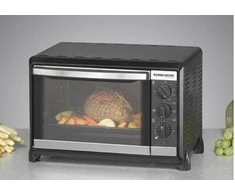 Elektrinė krosnelė ROMMELSBACHER BG 1055/E - 18 L - Juodas,Nerūdijantis plienas - Rotary - Nerūdijantis plienas - 3 shelves - 60 min