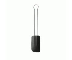 Rosle 26 cm silikono lėkštė grandiklis / RVS juoda