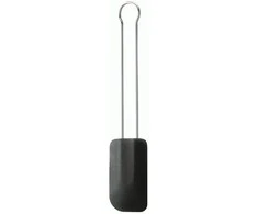 Rosle 26 cm silikono lėkštė grandiklis / RVS juoda