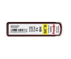 Grafitas pieštukui Rotring TIKKY 0,35 mm HB - S0312410