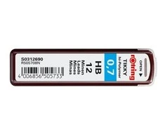 Grafitas pieštukui Rotring TIKKY 0,7 mm HB - S0312690