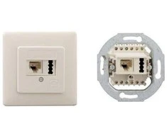 Rutenbeck kombinuota dėžutė IAE/JAE 8 (6) - TAE 6 F+N, UP, grynai balta