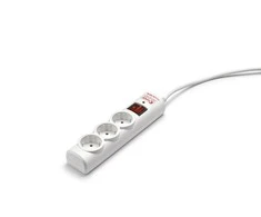 Salicru elektros tiekimo linija 3 lizdai 1,5 m balta (680BA00001)
