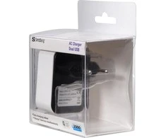 Sandberg AC Charger Dual USB 2.4+1A EU