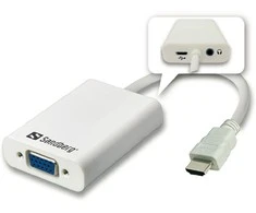 Sandberg HDMI į VGA + garso keitiklis
