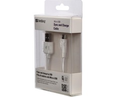 Sandberg MicroUSB sinchronizavimo/įkrovimo kabelis 1m