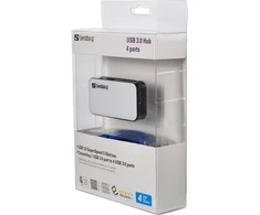 Sandberg USB 3.0 Hub 4 prievadai