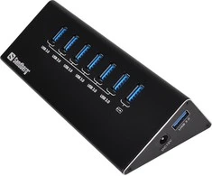 Sandberg USB 3.0 Hub 6+1 prievadai