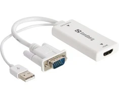 Sandberg VGA+garso į HDMI keitiklis