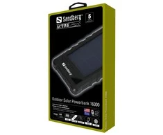 Nešiojamas įkroviklis Sandberg Outdoor Solar Powerbank 16000