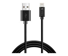 Sandberg USB>Lightning MFI 1m Juodas