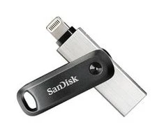 „SANDISK iXpand Flash Drive Go 128GB“ – USB 3.0 + „Lightning“ – skirti „iPhone“ ir „iPad“