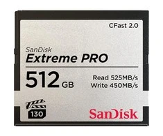 Atminties kortelė SanDisk CFAST 2.0 VPG130 512GB Extreme Pro SDCFSP-512G-G46D