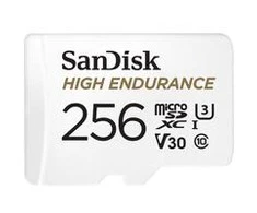 Atminties kortelė SanDisk High Endurance microSDXC 256GB