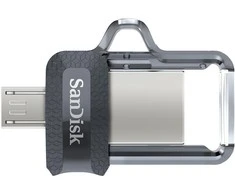 USB laikmena SanDisk Ultra Dual Drive 64GB
