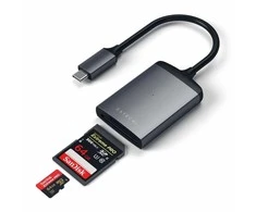 Satechi Kortelių skaitytuvas USB-C UHS-II Pilka