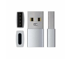 SATECHI Type-A to Type-C Adapteris -Sidabrinis