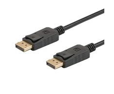 DisplayPort Kabelis - Savio CL-137 3 m Juoda