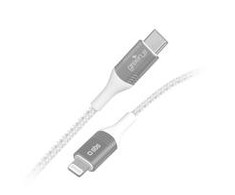 SBS GreenLine USB-C auf Lightning Kabelis 1,2m MFi baltas