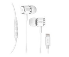 Ausinės SBS Studio Mix 100 In-Ear Lightning MFi baltas