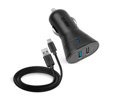 Įkroviklis SBS Mobile 2x USB-A 2.1 A (TEKITCRC2U21UL)