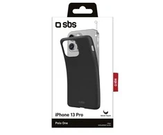 Dėklas SBS juodos spalvos Polo One Cover Semi-hard, silk touch, for iPhone 13 Pro
