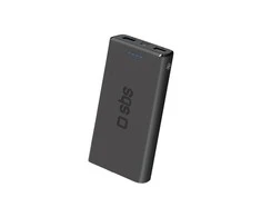 Power Bank 10000 mAh 2 USB 2.1A By SBS Juodas