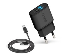 Įkroviklis SBS Mobile 2x USB- A 3.1 A (TEKITTRC2U2AFASTK)