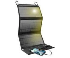 SBS tragbares Solarladegerät 21W 2x USB juodas