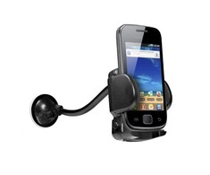 SBS universalus automobilinis laikiklis telefonams iki 6.8" juodos spalvos