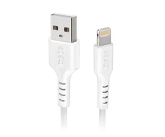 SBS TECABLEUSBIP589W USB-A – Lightning kabelis – baltos spalvos