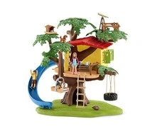 SCHLEICH „Naminiai gyvūnai“ Rinkinys - Namelis Medyje