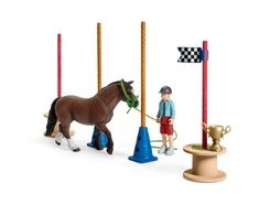 SCHLEICH FARM WORLD Ponių Ištvermės Lenktynės