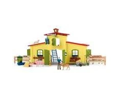 SCHLEICH FARM WORLD Didelis tvartas su gyvūnais ir priedais