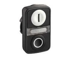 Schneider Electric ZB5, Mygtukas, Baltas, Integruotas LED, IP66, IK05, 23 g