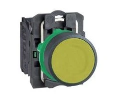 Schneider Electric Valdymo mygtukas 22mm geltonas su grįžimu 1Z (XB5AA51)