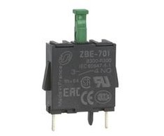Schneider Electric Spausdintų talpyklų 1Z kontaktų vienetas (ZBE701)