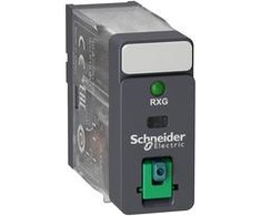 Schneider Electric Schneider Sąsajos relė su LED testavimo mygtuku 24VDC 10A 1c/o RXG12BD