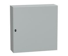 Schneider S3D metalinis korpusas Nt 1000x1000x300 Full Door With Plate Ip66 Ik10 Pilkas