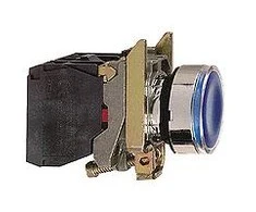 Schneider Electric Valdymo mygtukas 22mm mėlyna 1Z 1R su grįžimu su apšvietimu (XB4BW36M5)